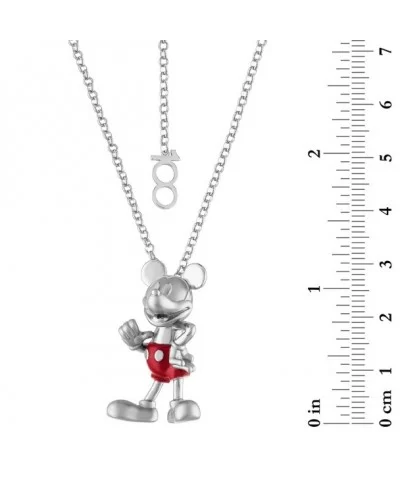 Mickey Mouse Disney100 Sterling Silver Necklace by Rebecca Hook $74.88 ADULTS