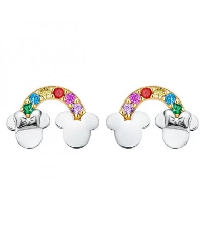 Mickey and Minnie Mouse Rainbow Earrings by CRISLU $28.20 ADULTS