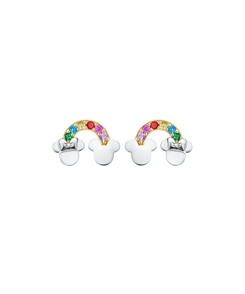 Mickey and Minnie Mouse Rainbow Earrings by CRISLU $28.20 ADULTS