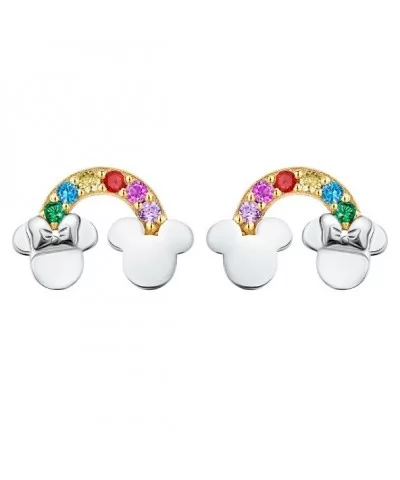 Mickey and Minnie Mouse Rainbow Earrings by CRISLU $28.20 ADULTS