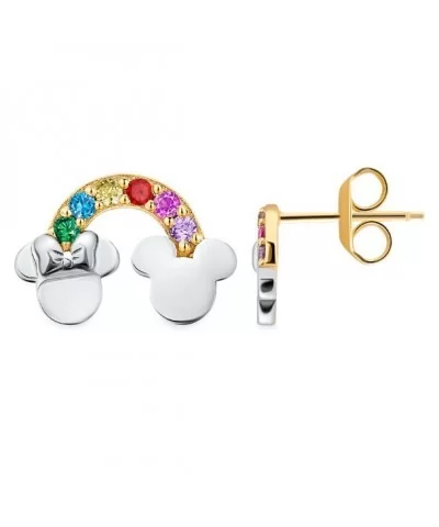 Mickey and Minnie Mouse Rainbow Earrings by CRISLU $28.20 ADULTS