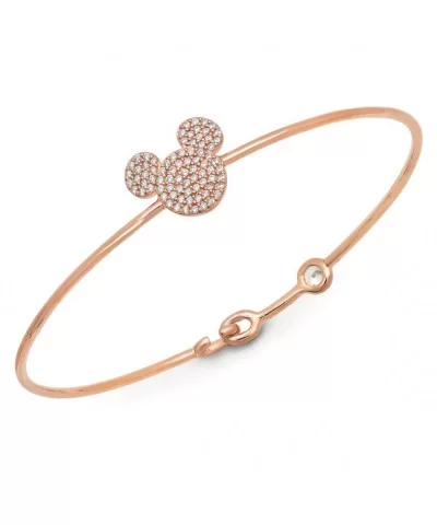 Mickey Mouse Icon Bangle by CRISLU – Rose Gold $52.80 ADULTS