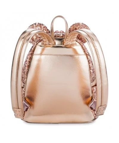 Minnie Mouse Sequin Loungefly Mini Backpack – Rose Gold $34.50 ADULTS