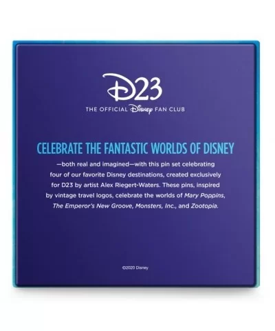 D23 Fantastic Worlds Pin Set – Limited Release $7.36 ADULTS