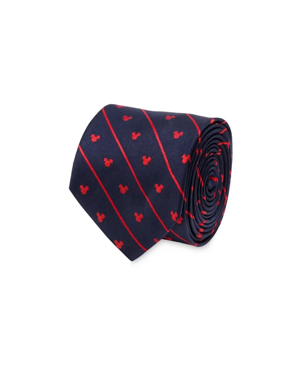 Mickey Mouse Icon Navy Pinstripe Tie for Men $17.92 ADULTS