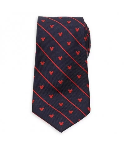 Mickey Mouse Icon Navy Pinstripe Tie for Men $17.92 ADULTS