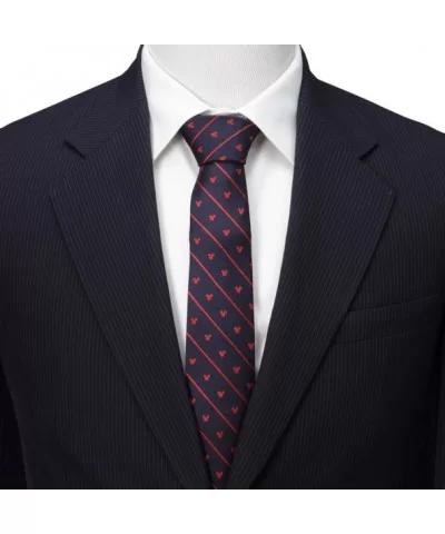 Mickey Mouse Icon Navy Pinstripe Tie for Men $17.92 ADULTS