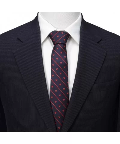 Mickey Mouse Icon Navy Pinstripe Tie for Men $17.92 ADULTS