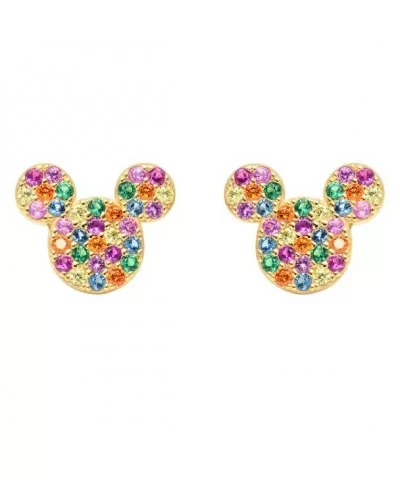 Mickey Mouse Rainbow Icon Earrings by CRISLU $21.00 ADULTS