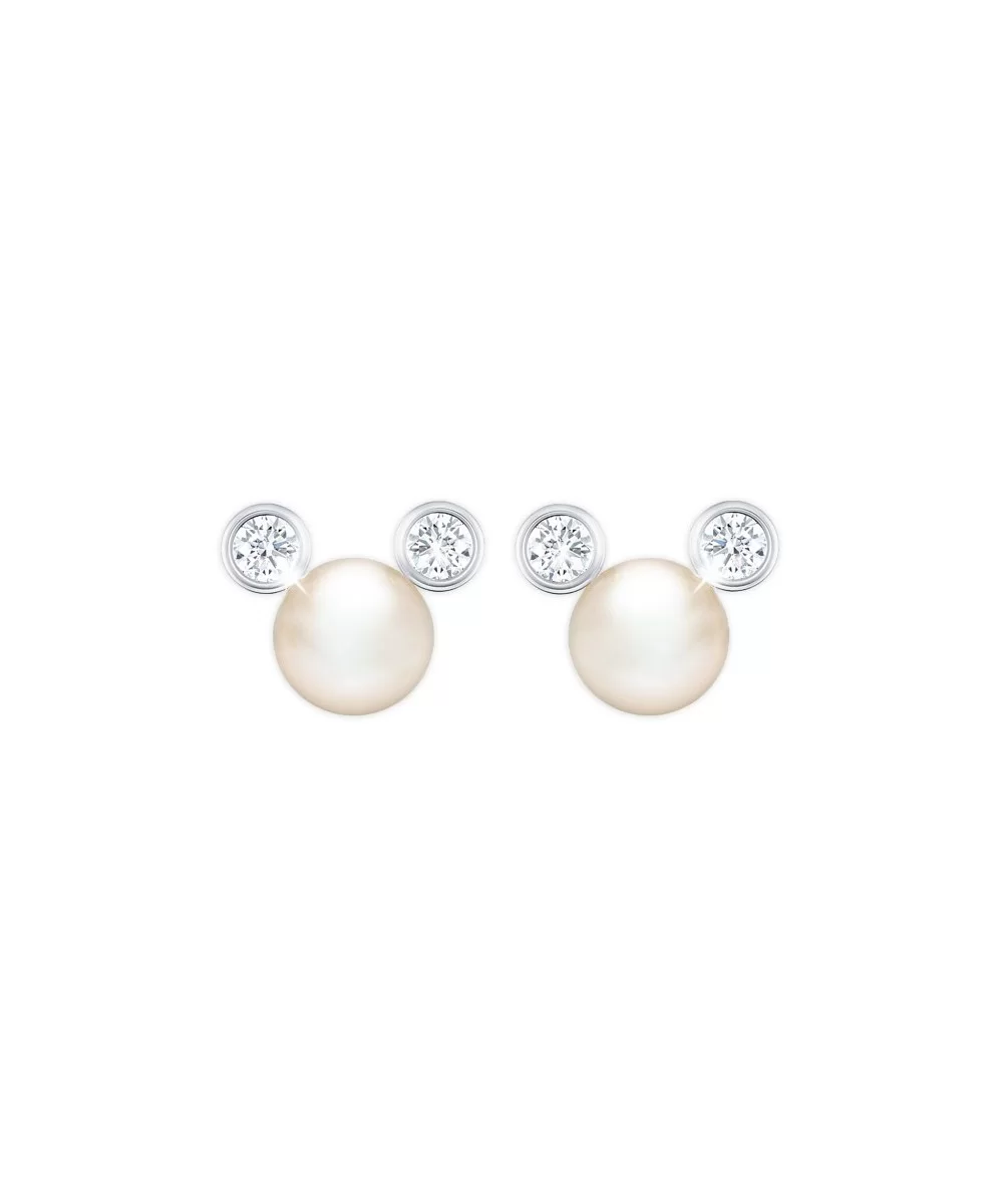 Mickey Mouse Pearl Earrings by CRISLU $45.00 ADULTS