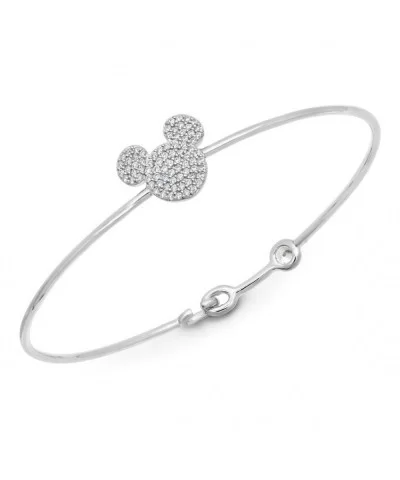 Mickey Mouse Icon Bangle by CRISLU – Platinum $32.00 ADULTS