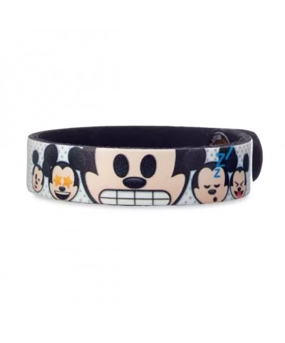 Mickey Mouse Emoji Leather Bracelet – Personalizable $3.44 ADULTS