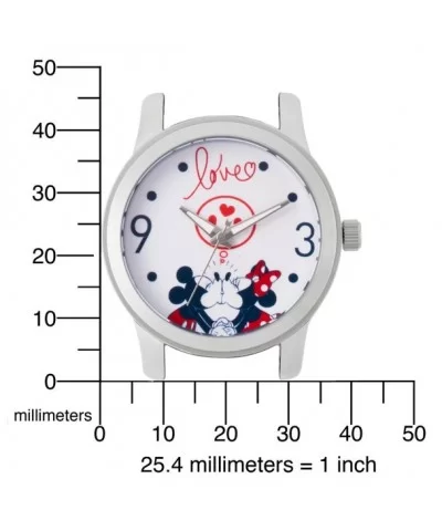 Mickey and Minnie Mouse Polka Dot Watch for Women $15.98 ADULTS