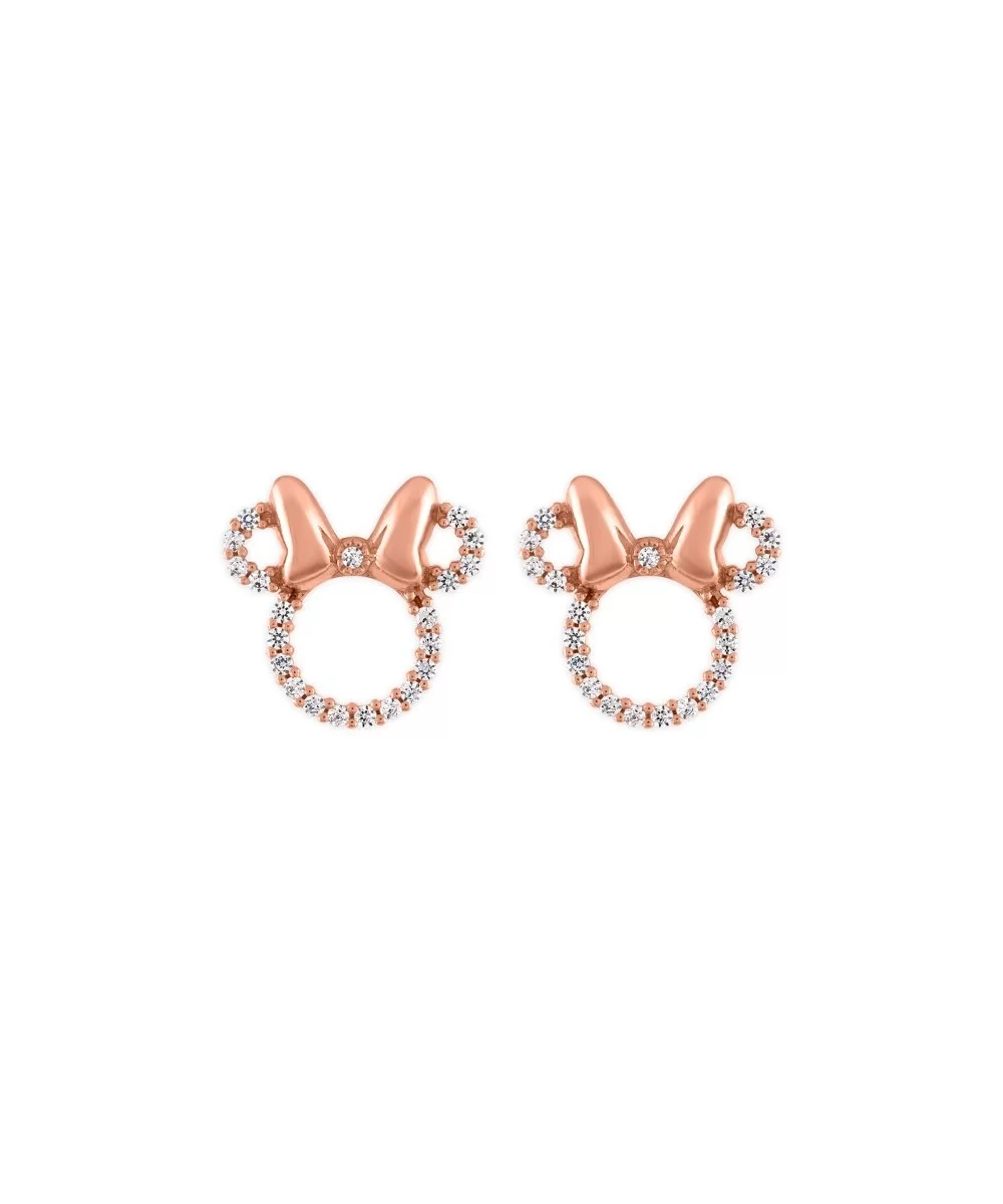 Minnie Mouse Rose Gold Icon Earrings by Rebecca Hook $25.84 ADULTS