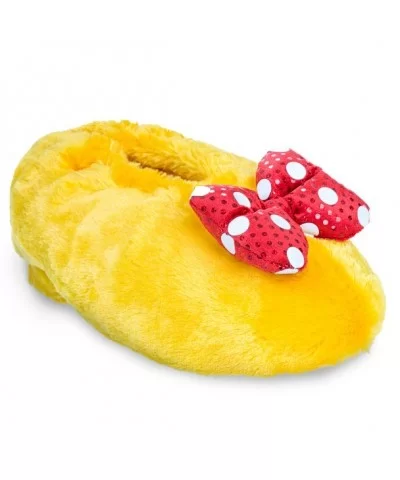 Minnie Mouse Plush Slippers for Adults $6.21 ADULTS