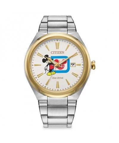 Mickey Mouse Stainless Steel Watch for Adults by Citizen – Walt Disney World 50th Anniversary Vault Timepiece $68.40 ADULTS