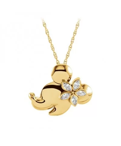 Minnie Mouse Gold and Diamond Necklace – Aulani A Disney Resort & Spa $672.00 ADULTS