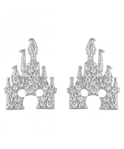 Mickey Mouse Fantasyland Castle Earrings by Rebecca Hook – Silver $29.64 ADULTS