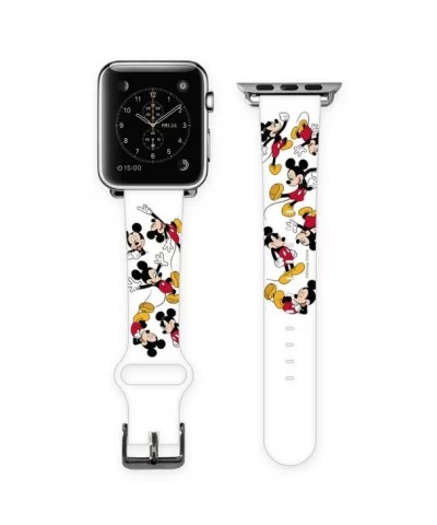 Mickey Mouse Allover Print Smart Watch Band $8.88 ADULTS