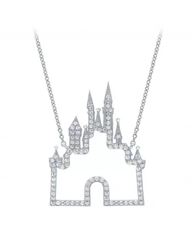 Fantasyland Castle Necklace by CRISLU – Platinum $56.16 ADULTS