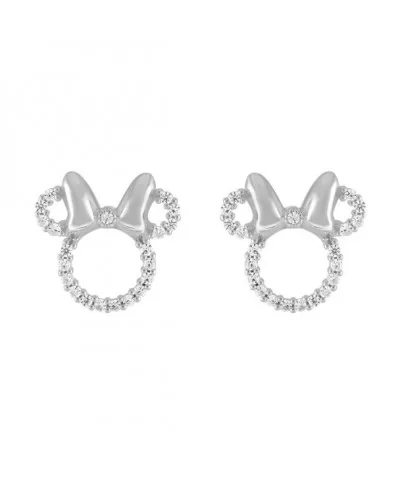 Minnie Mouse Sterling Silver Icon Earrings by Rebecca Hook $29.40 ADULTS