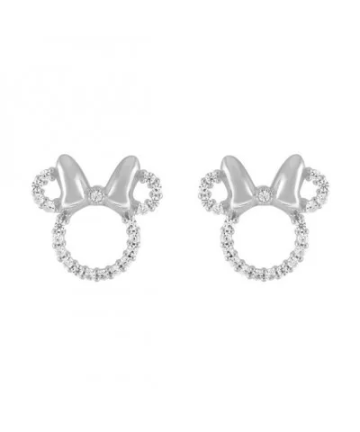 Minnie Mouse Sterling Silver Icon Earrings by Rebecca Hook $29.40 ADULTS